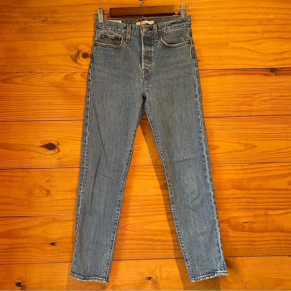 Levi’s Wedgie Fit Premium High Rise Stretch Button Fly Denim Jeans 25